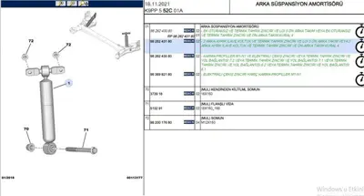 PSA 9826243180 Arkaamortısor 9826243180