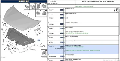 PSA 1679980480 Kaput Izolatörü 1679980480