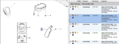 PSA 13437397 Koltuk Airbek Sağ Astra J 13251384 13437395 13437397 199345 199443 199445