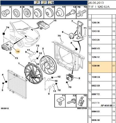 PSA 1338.98 Fan Bitronu  1338.98