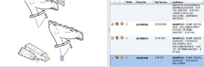 PSA 24420438 Manıfold,Emme-Egzoz 849137 24420438