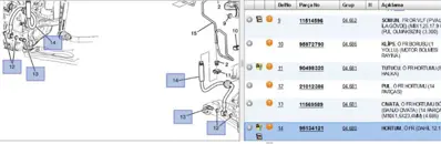 PSA 95134121 Tr5495742 95134121 96863736 95367346