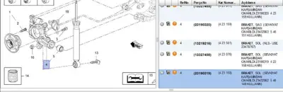 PSA 23432062 Aks Taşıyıcısı Arka Sol E10000 INSIGNIA A 23190319 23432062 423158 546148