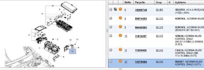 PSA 13278084 Braket Kızdırma Ünitesi 1247015 13278084