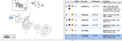 PSA 12778853 Braket 12778853 543012