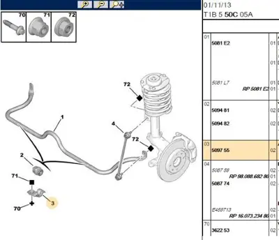PSA 5097.55 Kelepçe  5097.55