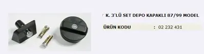 MITA 02232431 Kılıt Setı 3lu Depo Kapaklı Kartal 87 / 99 2232431