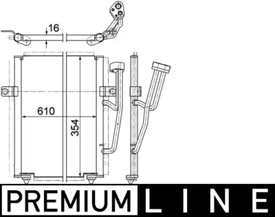 BEHR MAHLE AC193000P Klıma Radyatoru 120x850 Volvo S40 V40 Eno:8fc351036671 CAB311B085 1045016SX 8112013 CAB311B125 35234 1045169SX C55903 30818183 53250 30897260
