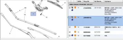 PSA 39045012 Sılecekarmotoru Corsa-E 39045012 27601613OE 39176498 69653 1273119 SWM103161 1273127 OEM045018316 2190615 13443959