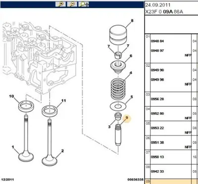 PSA 0220.94 Subap Gaydı Boxer Jumper 2.5 Dj5ted 22094 0220.94 22094 22094 22094