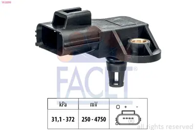 FACET 103250 Basınc Sensoru Volvo C30 C70 Iı S40 Iı S60 Iı S80 Iı 06 LVEV209 31216308 92413 1993250 261230219 VE372193 106080 261230218 55106080 493250