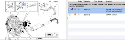 PSA 3646412 Yenı No:9675541980 3646412 FM5Q12B676AA 9675541980 798009720 1867675 103328 823018 493328 SU001A3631 843100