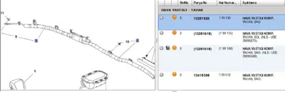 PSA 13251620 Hava Yastıgıtavan Sag Hb Astra J 199136 13251620