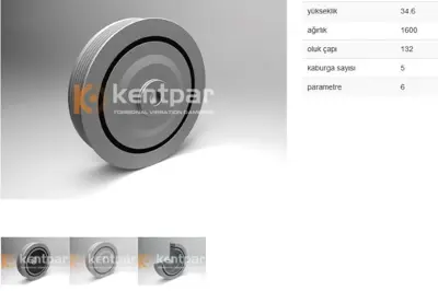 KENTPAR 139 Krank Kasnagı Clıo Iı Master Iı Megane I 1.6 16v 1.9 Dcı Dtı 00- F9q 700 K4m 700 544000910 8200689702 DP035 VD1063 10246 20915 T404163 PS1000 4000704 VKM93602