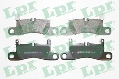 LPR 05P1758 Fren Balatası Arka 187mm Cayenne 10- 2472102 5SP1758 GDB1876 T1940