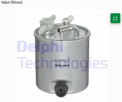 DELPHI DF583 Yakıt Fıltresı Dacıa Logan 15 7701066680 7701064241 FP5797 8200619855 8200510750 HDF583 KL40417 P10292 8200550973 F026402019