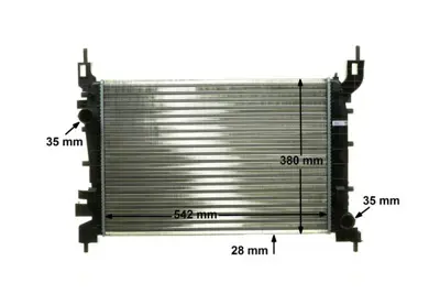 BEHR MAHLE CR1193000P Su Radyatoru 125x743 Fıat Lınea 14 Mpı Eno:8mk376756521 51784706 8MK376756524 8MK376756521 5501199S CR1193000S 54504 CR1193000P 61693 FTA2358 FT2358