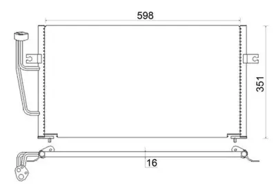 BEHR MAHLE AC193000S Klıma Radyatoru 135x860 Volvo S40 V40 Eno:8fc351036674 30871579 41520007 1045169SX 35234 C55903 30897260 CAB311B080 CAB311B116 1045016SX CND163007