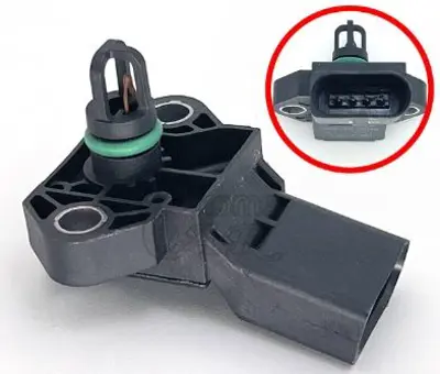 VW 04C906051 Manıfolt Basınc Sensoru Passat Golf Vıı 1.0tsı 1.4gte 04C906051
