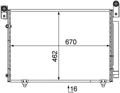 BEHR MAHLE AC469000S Klıma Radyatoru 115x845 Mazda Mpv Eno:8fc351303741 LD4761480 LD4761480A 43186 8FC351304421 814239 LD4761480B ACI27005196 27005196 LC7061480C 8FC351303741