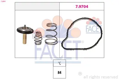 FACET 78841 Termostat 83 Cc 4 C 5 2 0 Hdı 04 1336X1 TH675684 30735589 9651514280 8653805 820976 675684J TH675684J TH37684 TE675684