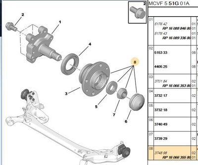 PSA 1606635580 Arka Porya Komple Bıpper Nemo Fıorıno 1606635580 9S511A034AA 71714471 1587590 71377614 71769737 R15862 71714463 71377189 51754193