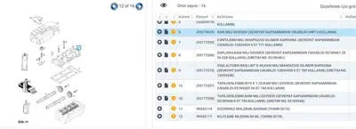 PSA 55219639 Yenı No:248t3 271150 55219639 30001 18716N BS516582AA 1721387 638144 55204918 55193550 5607247