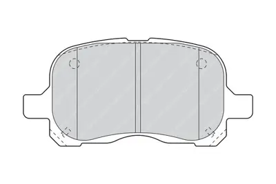 FERODO FDB1458 Fren Balatası Toyota Corolla 00- 446550110 JCP1558 FBP1580 VXL141 LP938 FDB1558 7721 PA1359 T3048 2178817005