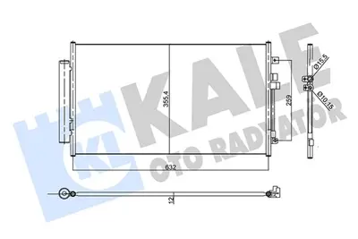 KALE 358795 Klıma Radyatoru Alfa Romeo Gıulıa 2.2jtdm 15- Kurutucu İle [brazıng Al Al] [632x 