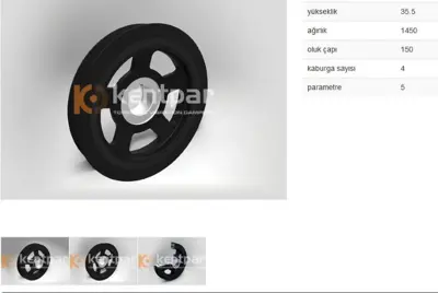KENTPAR 186 Krank Kasnagı İ10 İ20 İ30 İx20 İx35 Accent 1.4 Crdı 1.5 Crdı 1.6 Crdı 05- D3f D4f 231242A001 122K10 ADG06112 PUK10 60R0309OYO 6219 518400 544009210 VD1115 10478