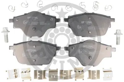 OPTIMAL BP12719 Fren Balatası Arka P106mm Peugeot P3008 Iı P84 C4 Pıcasso Iı 1609000980 MDB3402 670395 258271752 601395 95525386 P61124 35019OE 193366 258271751