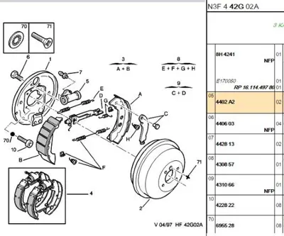 PSA 4402.A2 Fren Sılındırı 4402A2 62814X 4674 320015 F026002209 24322017323 4584 4874 5005157 62859X
