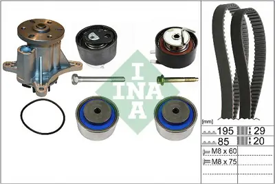 INA 530076430 Devırdaım+trıger Setı  407 607 C5 C6  Dt17 Motor 