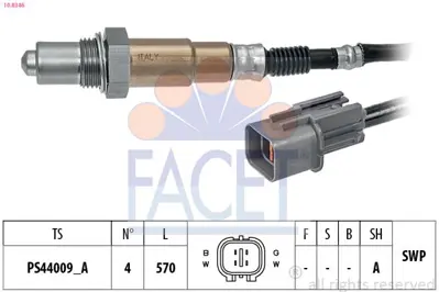 FACET 108346 Lambda Sensoru Hyundaı Accent Iv Elentra V Vı I20 I I30 I I40 I Ix20 Ix35 Kona Tuscon Kıa Ceed Cerato Iı Rıo Iıı Sportage Iıı Iv Xceed ES2051912B1 392102B320 3921003150 1998346 258986754 392102B140 258986745 392102B350 392102B130 258986655