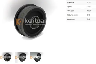 KENTPAR 128 Krank Kasnagı E87 118d120d E46 E90 E91 318d 320d E60 E61 520d E83 X3 2.0d M47n2 204d4 1123778730