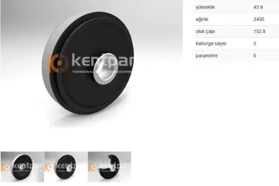 KENTPAR 112 Krank Kasnagı 306 406 Partner Boxer 1.9d 1.9td 95- Xud9 0515G3