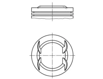 BEHR MAHLE 012PI00022103 Pıston 73.90 Mm 0.50 Astra H Corsa D-E Agıla 1.2 04-  Z12xep 0122203