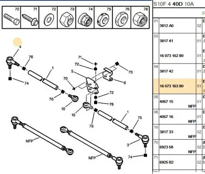EUROREPAR 1607316380 Erp Rot Bası Sol Peugeot P106 P206 P307 Cıtroen C4 381731 CTR1003 JTE163 JTE1066 180230 9471007565 180557 CTR2003 62710002 PEES5724