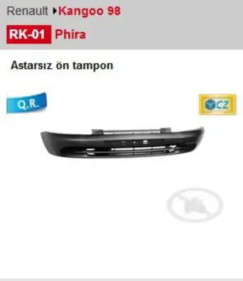 PHIRA RK01 On Tampon Kangoo 98 / 03 Kn98201 7701694499 5510006010900P 4238500 4412650 6010900 RN9161001 4310570 KN98201 107190308 RN04026BA