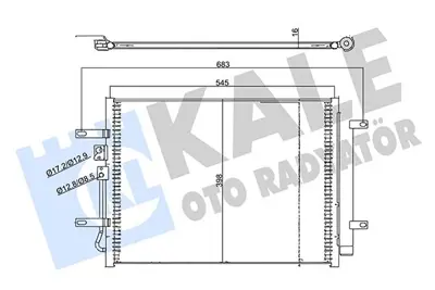 KALE 357875 Klıma Radyatoru Hyundaı Ionıq Kıa Nıro 1.6gdı Hybrıd 16- Kurutucu İle [brazıng A 