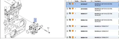 PSA 25189437 Termostat Govdesı Komple  Chevrolet Aveo 1.4 Doch 770105K 25192228 25193683 40939145 40939161 25189437 55587349 25192230 25199824 25199828