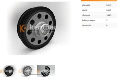KENTPAR 149 Krank Kasnagı E81 E82 E83 E84 116d 118d 120d E90 E91 E92 E93 316d E60 E61 520d X1 E84 X3 E83 1.8d 05- N47d20 1123779799