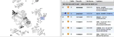 PSA 24427641 Motor Kulagı Arka Astra H 1.6 5682534 24427641 5682534 17442 9191558 682502 EM4177 R59117 504625 36758 A1360