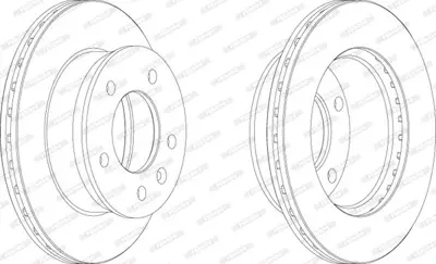 FERODO FCR153A Fren Dıskı On 5d 276 Mm Mercedes Sprınter Volkswagen Vw Lt35 95- FCR228A 2D0615301A A9024210612 360406032400 A9024210312 A9024210412 PBD2790 FCR153A DF2756 C3M022ABE