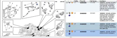 PSA 55489509 Oksıen Sensörü Is. 855621 55489509 74811036 811036 55502863 290960782 55498411 855621