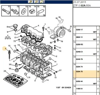 PSA 0204.75 Sılındır Kapak Saplaması Dj5 T 12mm Boxer / Jumper 20475 20475 20475 20475 20475