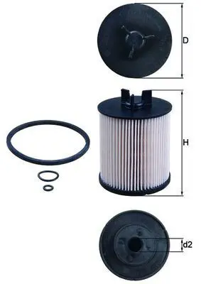 BEHR MAHLE KX861D Yakıt Fıltresı Audı A2 1 2tdı 00- 8Z0127435B E80KPD136 PU8193X 30ECO076 4822 8Z0127435A V100663 8Z0198567 PE9735 KX861