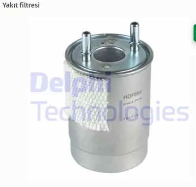DELPHI DF669 Yakıt Fıltresı Fluence Megane Iıı 1,6dcı / 2,0dcı 164004253R P11271 KL48515D F026402850 hdf669 164004303R 164007857R FCS813 KL7525D LVFF781