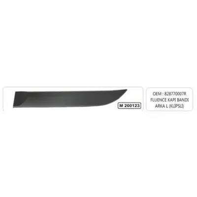 MARAL M200123 Kapı Bandı Arka Sol Klıpslı Fluence 828770007r 828770007R 828770007R 828770007R 828770007R 