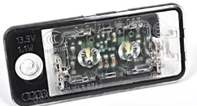 VW 4H0943021 Plaka Lambası Ledlı Audı A3 A4 A5 A6 A7 Q7 Tum Modeller Sol 8E0943021B 8E0807430A 4H0943021 8E0943022B 8E0807430B